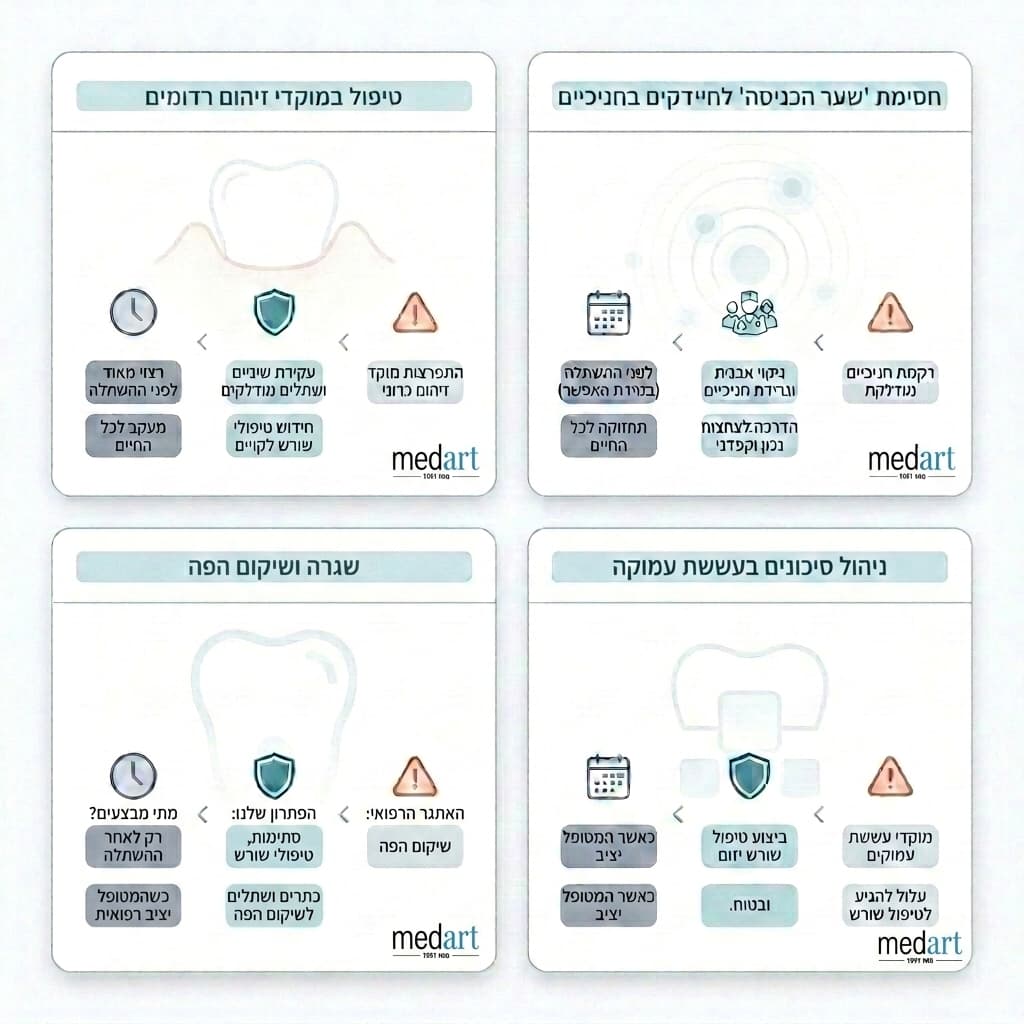 פרוטוקול מדארט לטיפול בחולה המושתל 